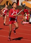 Magdalena Dole?aj u ?tafeti 4 x 100 m